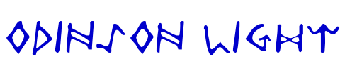 Odinson Light шрифт
